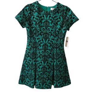 Gorgeous Green Velvet Dress Sz 12